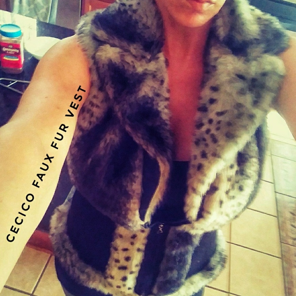 Cecico faux fur vest